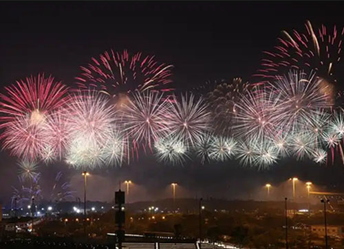 洛宁县焰火晚会